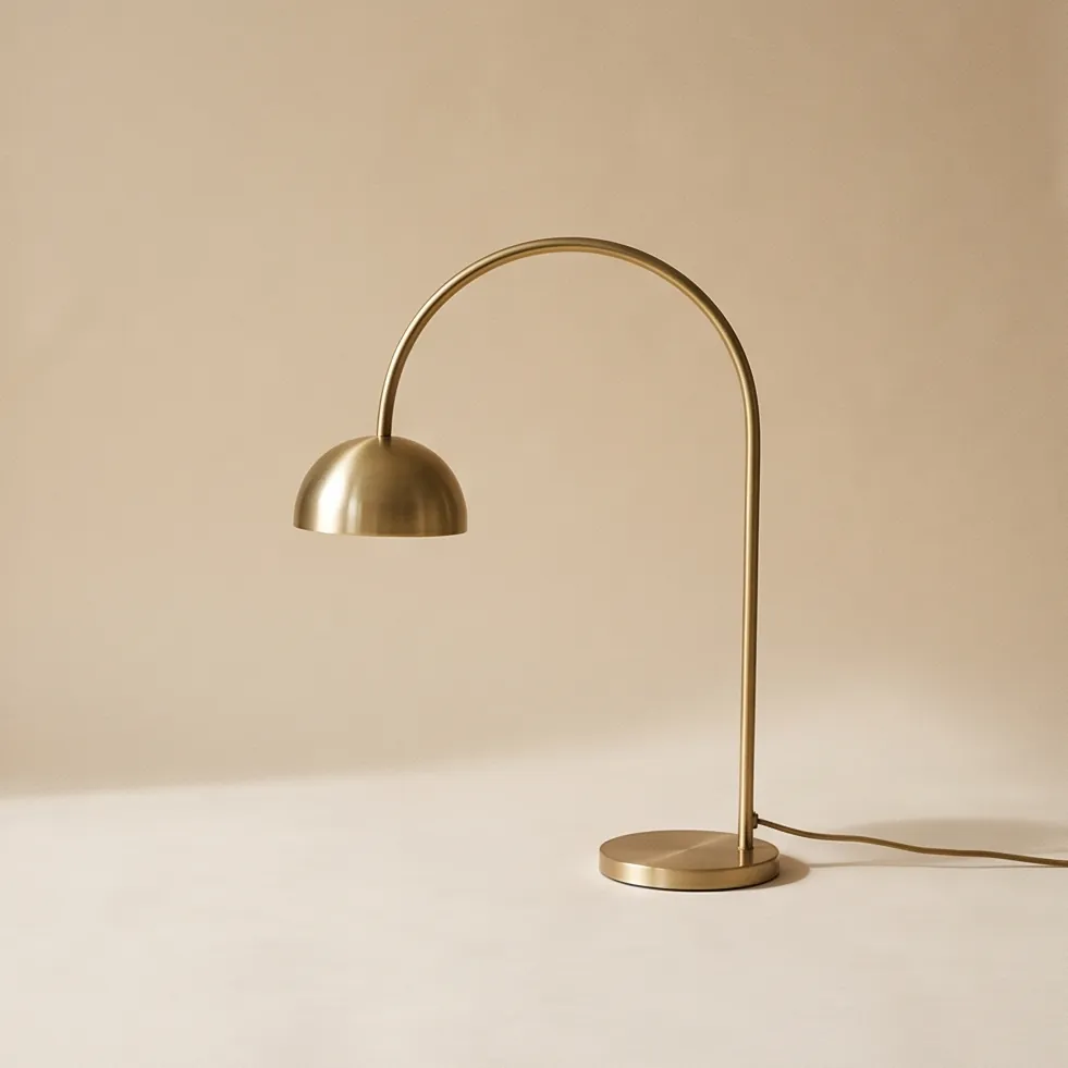Lampada «Arco» — Ottone pieno